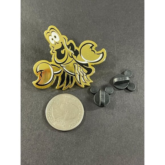 Disney Sebastian Crab Trading Pin Little Mermaid D23 Lapel Pin Brooch Jewelry - Picture 2 of 9